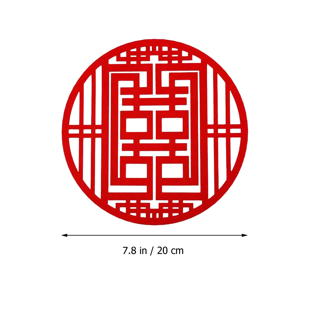 4Pcs Window Wedding Room Decoration Non-Woven Fabric Chinese Paper Cuttings Traditional Door Sticker Art Supplies
4Pcs Window Wedding Room Decoration Non-Woven Fabric Chinese Paper Cuttings Traditional Door Sticker Art Supplies