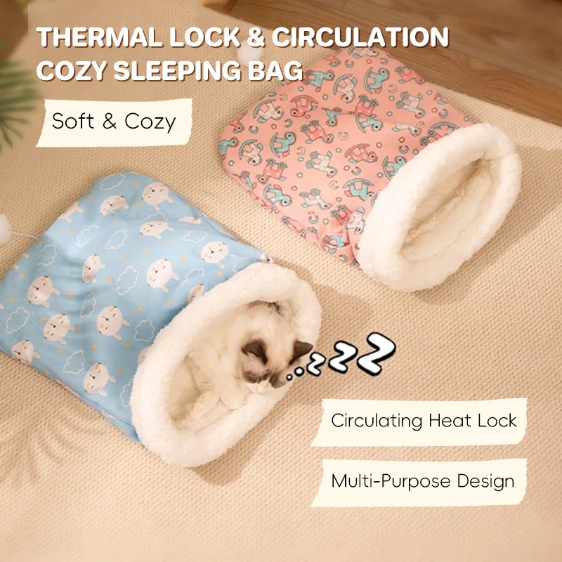 1pcs Warm cat Sleeping Bag Soft Cuddly Fluffy for Kitten Puppy Soft Comfortable Warm Nest Pet Supplies
1pcs Warm cat Sleeping Bag Soft Cuddly Fluffy for Kitten Puppy Soft Comfortable Warm Nest Pet Supplies