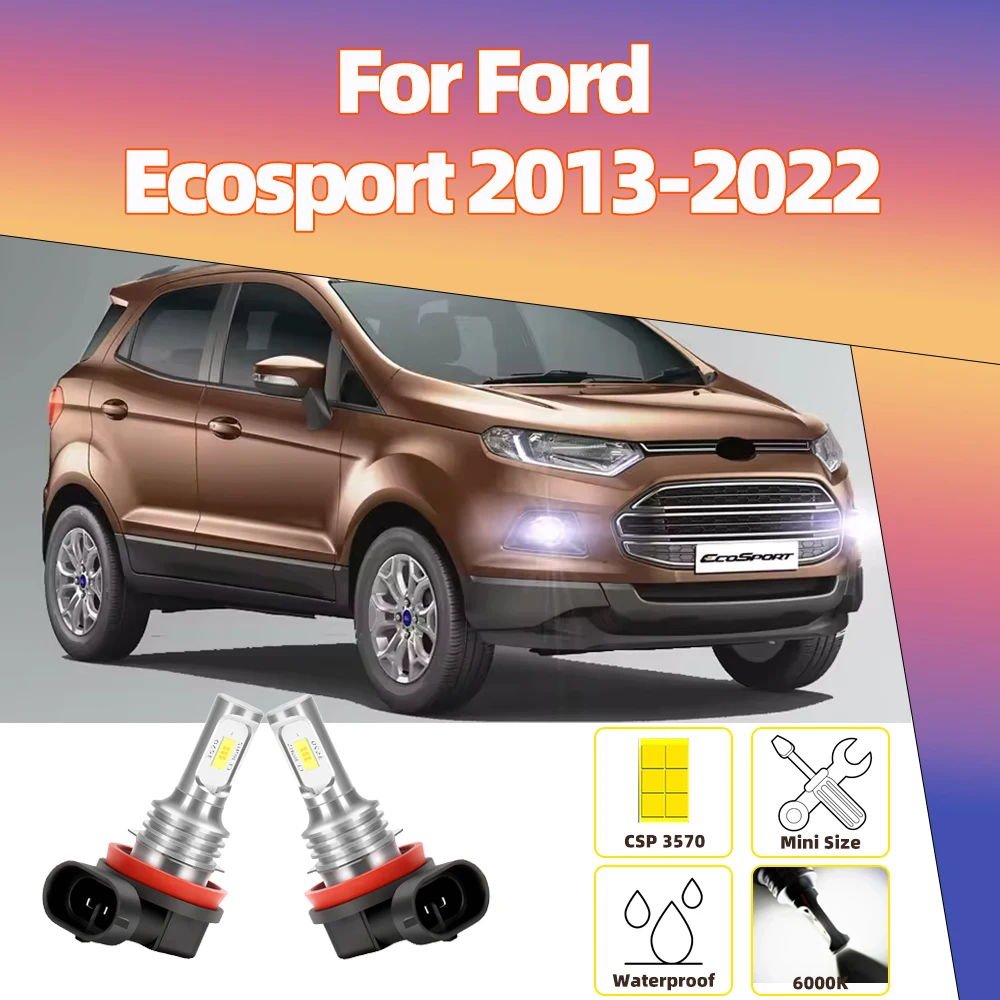 2 шт. светодиодные автомобильные противотуманные фары для Ford Ecosport 2013 2014 2015 2016 2017 2018 2019 2020 2021 2022 Автоматические передние противотуманные фары Canbus
2 шт. светодиодные автомобильные противотуманные фары для Ford Ecosport 2013 2014 2015 2016 2017 2018 2019 2020 2021 2022 Автоматические передние противотуманные фары Canbus
