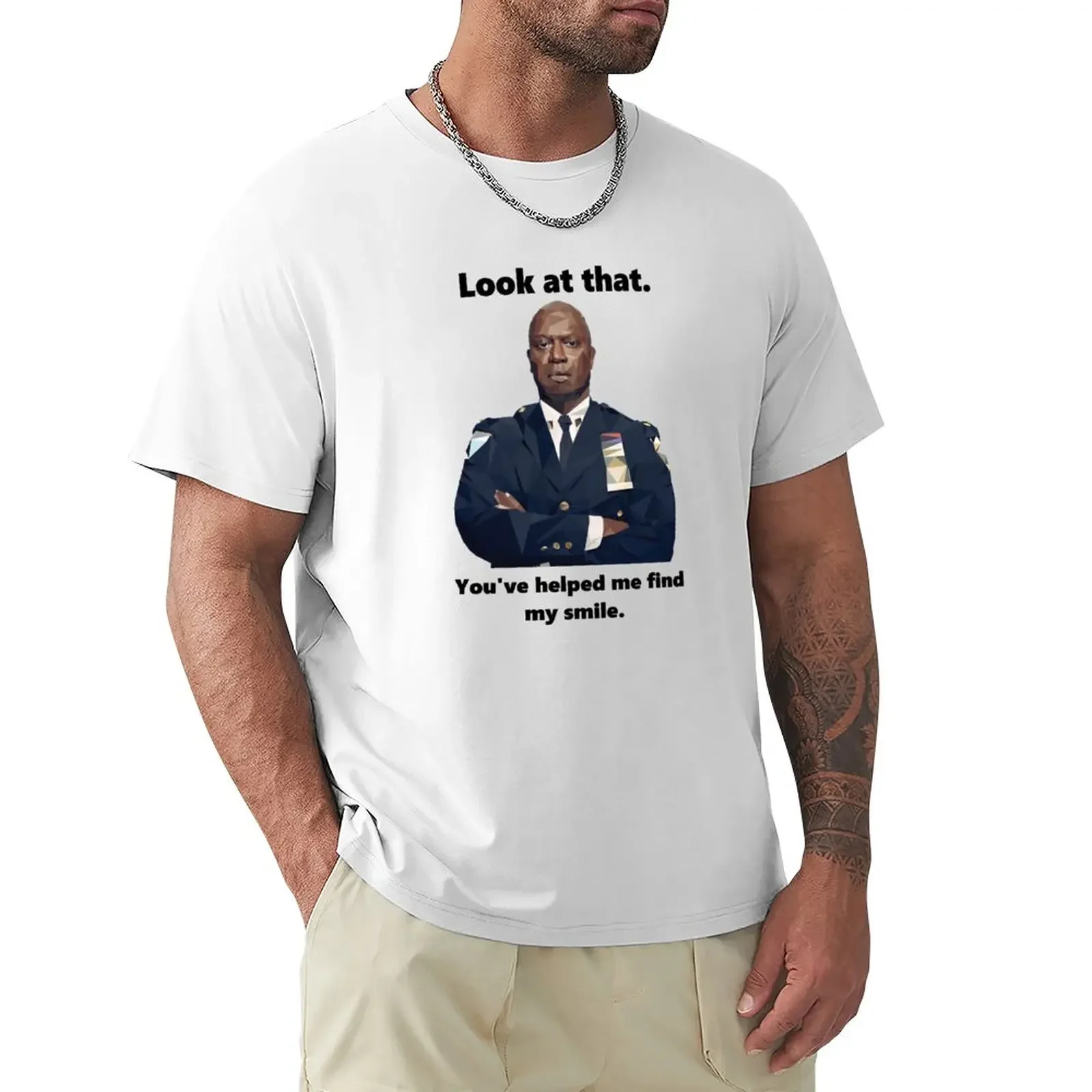 Capt. Holt. You found his smile! T-Shirt oversizeds cute tops Short sleeve tee men t shirts
Capt. Holt. You found his smile! T-Shirt oversizeds cute tops Short sleeve tee men t shirts