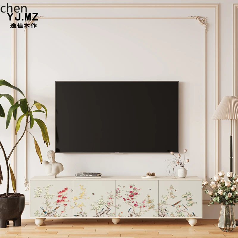 CP solid wood living room decorative cabinet integrated against the wall side cabinet floor storage cabinet
CP solid wood living room decorative cabinet integrated against the wall side cabinet floor storage cabinet
