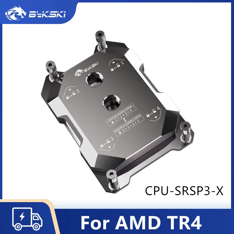 Bykski TR4 CPU Water Block Use For AMD All-Metal Liquid Cooling Block Water Cooler Custom For X399 Thread ripper PC Processor
Bykski TR4 CPU Water Block Use For AMD All-Metal Liquid Cooling Block Water Cooler Custom For X399 Thread ripper PC Processor