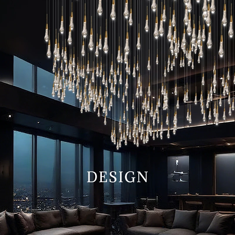 Crystal Chandelier Pendant Light Raindrops Living Room Villa Crystal Decorative Chandelier Restaurant Luxury Hanging Lamp Lustre
Crystal Chandelier Pendant Light Raindrops Living Room Villa Crystal Decorative Chandelier Restaurant Luxury Hanging Lamp Lustre