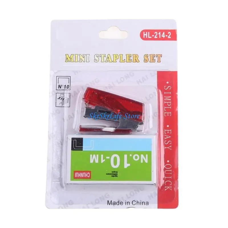 E65E Small Stapler Includes 10# Staple Pocket Stapler with Staple Remover for Office
E65E Small Stapler Includes 10# Staple Pocket Stapler with Staple Remover for Office