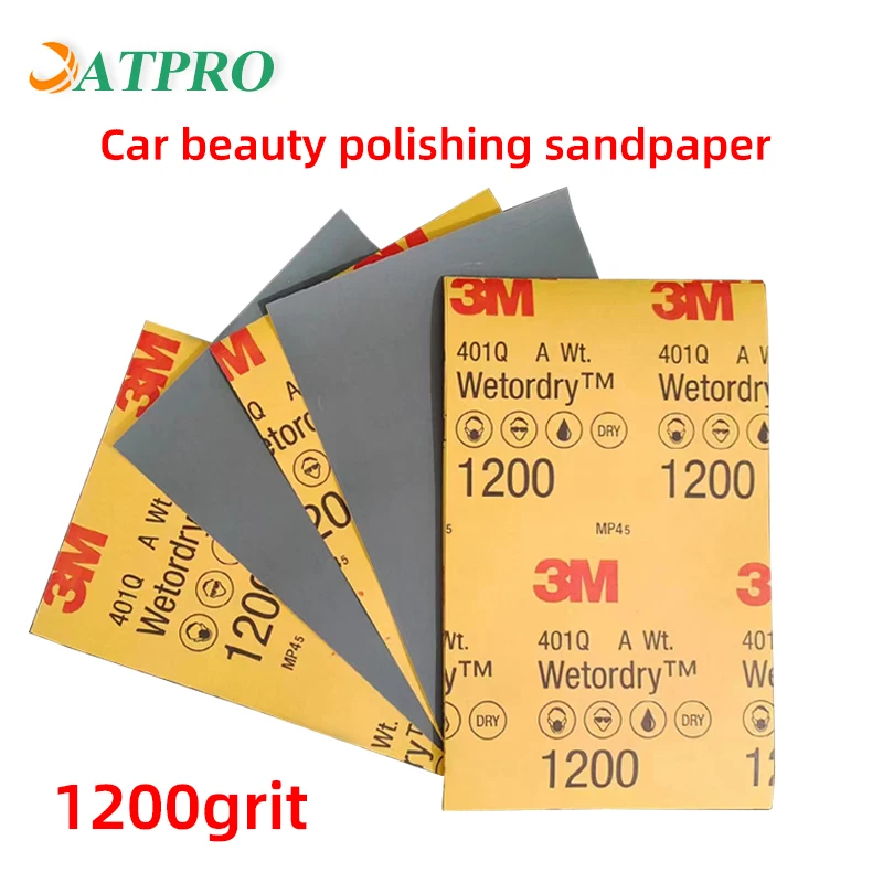 3M 401Q Sandpaper 139mm*228mm 1200 Mesh Silicon Carbide Grinding Car Polishing Paint Primer Coating Abrasive
3M 401Q Sandpaper 139mm*228mm 1200 Mesh Silicon Carbide Grinding Car Polishing Paint Primer Coating Abrasive