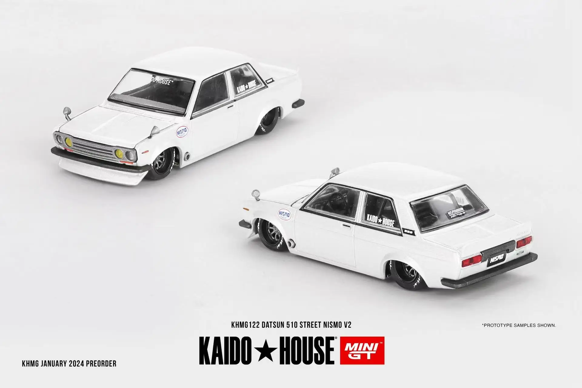 Модель автомобиля, литье под давлением MINIGT Kaido 1:64 Datsun 510 Street Nismo V2
Модель автомобиля, литье под давлением MINIGT Kaido 1:64 Datsun 510 Street Nismo V2