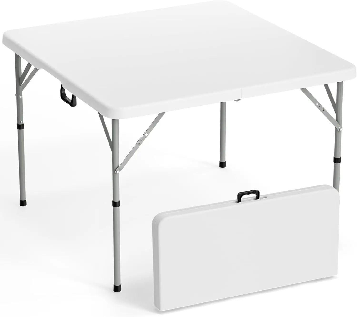 42' Fold in Half Square Table, Bi-Folding Commercial Portable Plastic Dining Table for Kitchen
42' Fold in Half Square Table, Bi-Folding Commercial Portable Plastic Dining Table for Kitchen