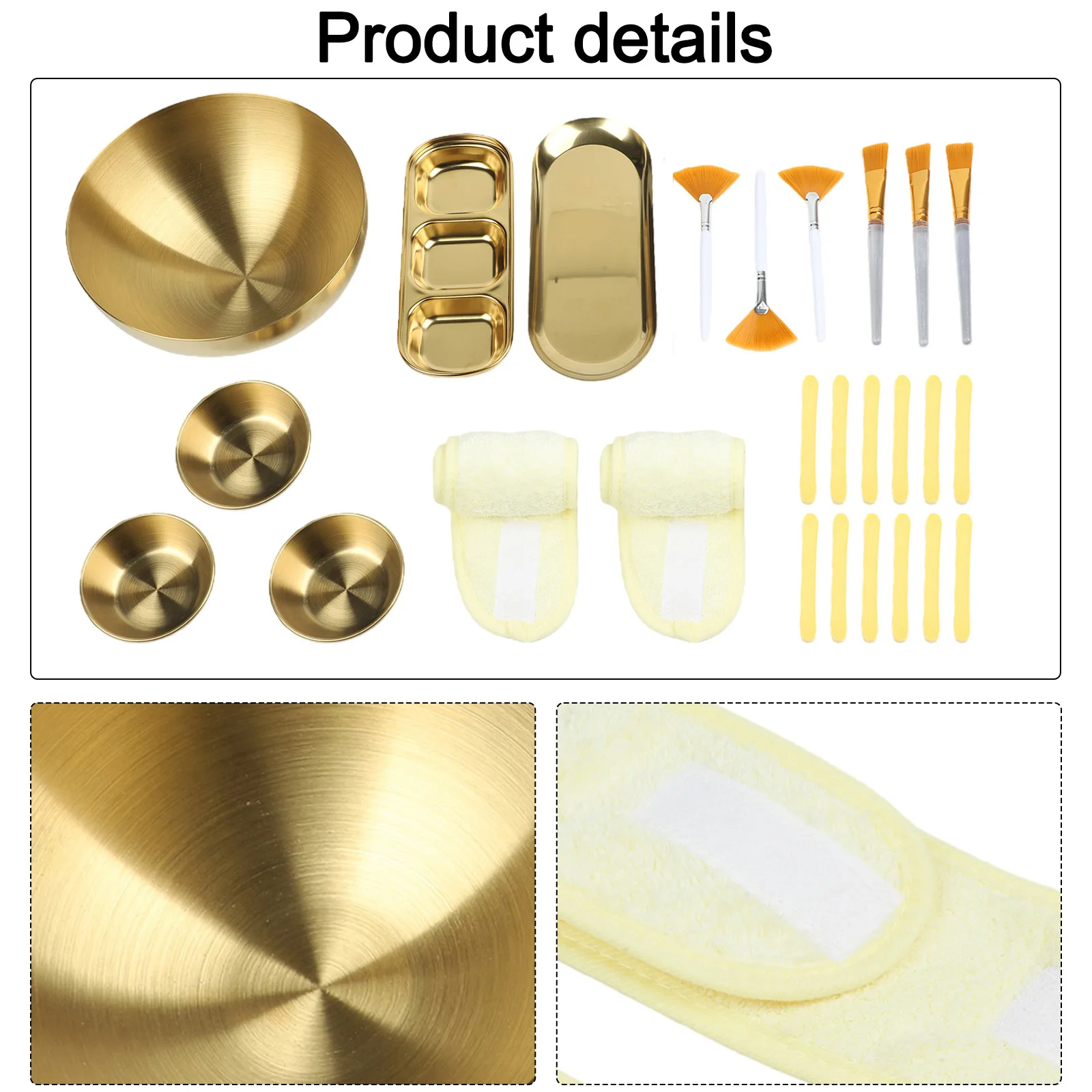 Stainless Steel Kit Facial Bowl Set 26-piece Accessories Mixing Tools For Salon Use Organized Beauty Treatment Trays
Stainless Steel Kit Facial Bowl Set 26-piece Accessories Mixing Tools For Salon Use Organized Beauty Treatment Trays