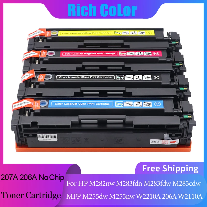 Тонер-картридж для принтера HP 207A 206A M282nw M283fdn M283fdw M283cdw MFP M255dw M255nw W2210A 206A W2110A
Тонер-картридж для принтера HP 207A 206A M282nw M283fdn M283fdw M283cdw MFP M255dw M255nw W2210A 206A W2110A