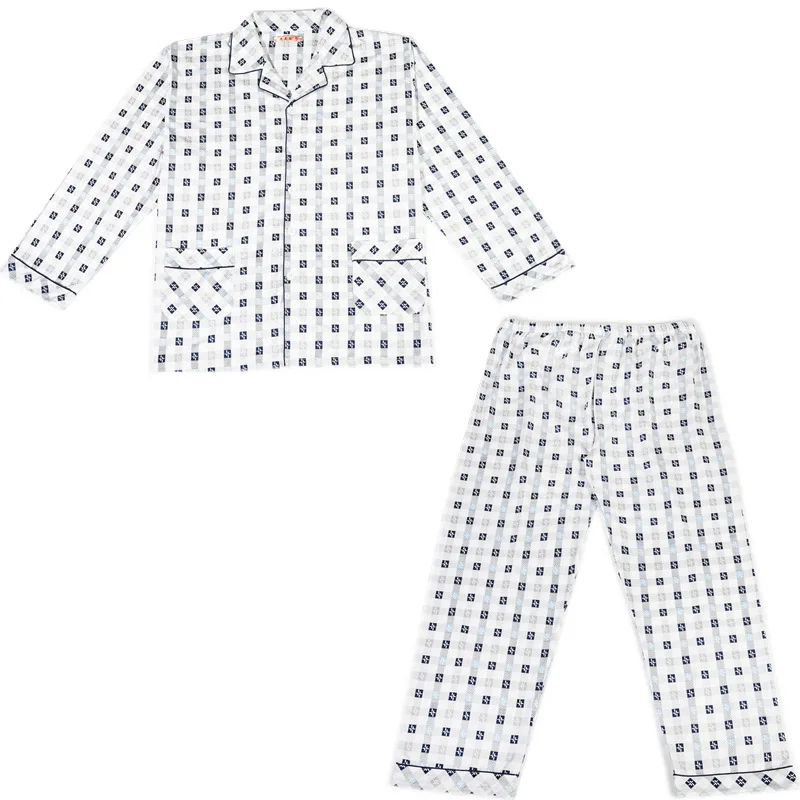 Male Homewear Comfort Cotton Long Sleeve Pajamas Men Loose Casual Two Piece Set Autunm Winter New Nightwear Sleepwear
Male Homewear Comfort Cotton Long Sleeve Pajamas Men Loose Casual Two Piece Set Autunm Winter New Nightwear Sleepwear