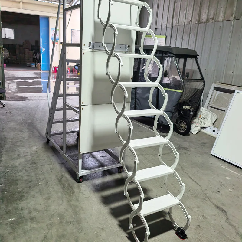 Duplex Villa Home Loft Wall-mounted Stairs Simple Telescopic Home Indoor And Outdoor Folding Lifting Step Non-slip
Duplex Villa Home Loft Wall-mounted Stairs Simple Telescopic Home Indoor And Outdoor Folding Lifting Step Non-slip