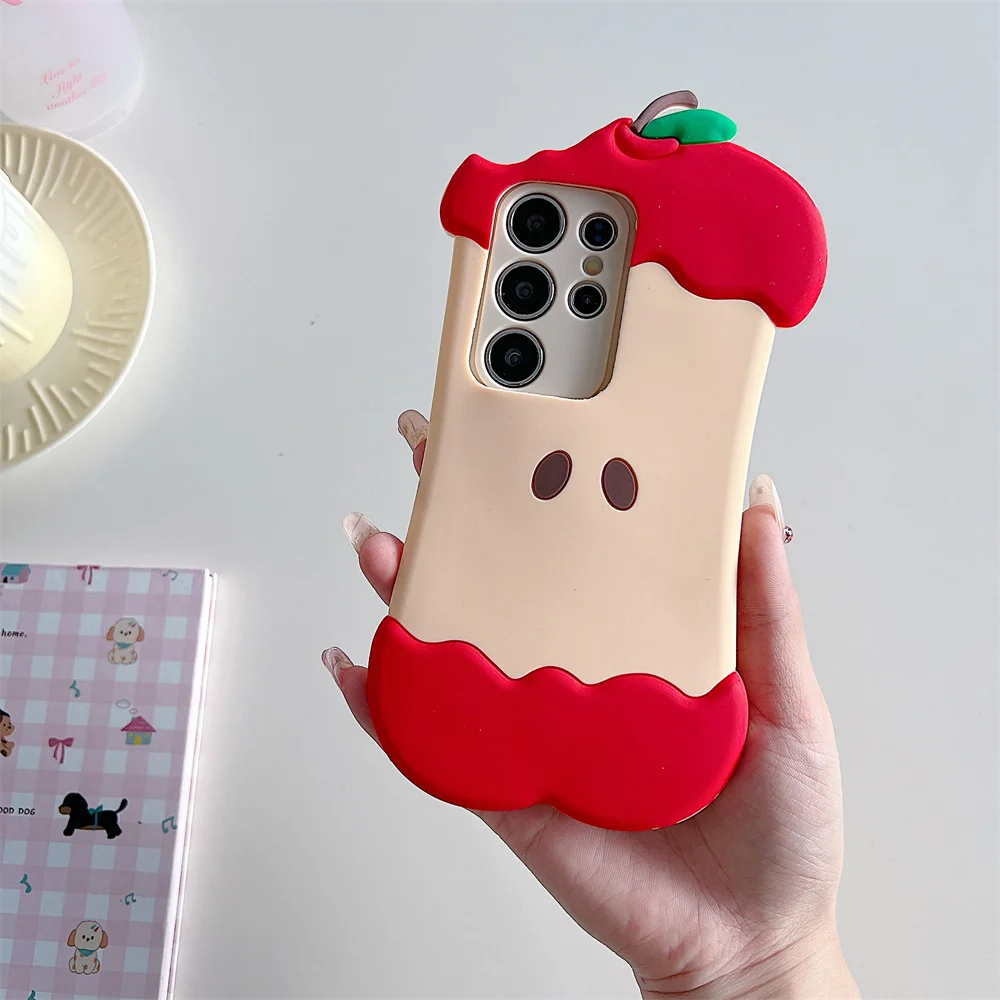Stylish 3D Cartoon Bitten Fruit Core Phone Case for 17 Pro Max Soft Silicone Cute Protective Cover for iPhone 16 15 14 13 Pro
Stylish 3D Cartoon Bitten Fruit Core Phone Case for 17 Pro Max Soft Silicone Cute Protective Cover for iPhone 16 15 14 13 Pro