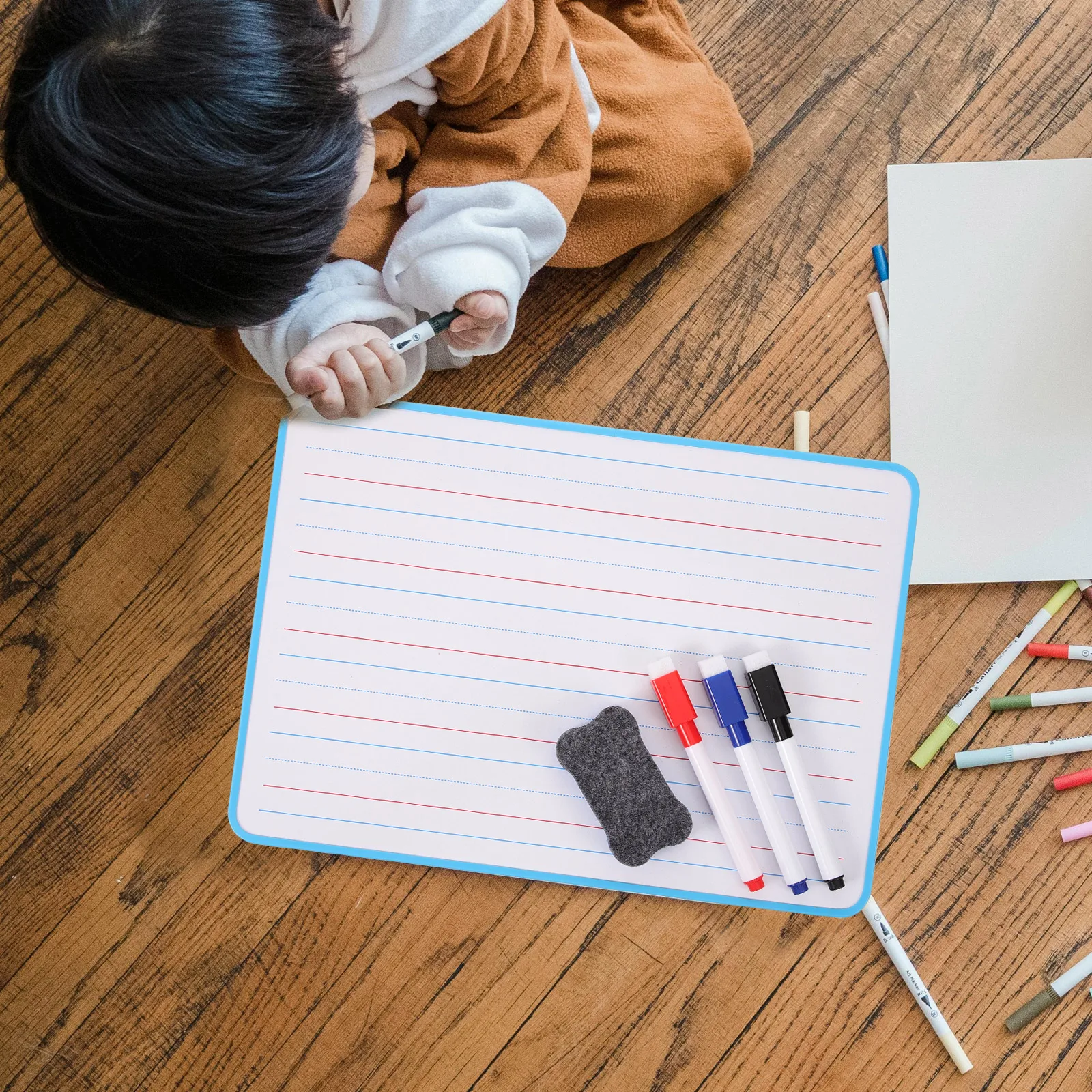 Children Drawing Board A4 21x30 Baby Whiteboard for Kids Students Portable Lightweight Reusable Dry Erase lined white board with
Children Drawing Board A4 21x30 Baby Whiteboard for Kids Students Portable Lightweight Reusable Dry Erase lined white board with