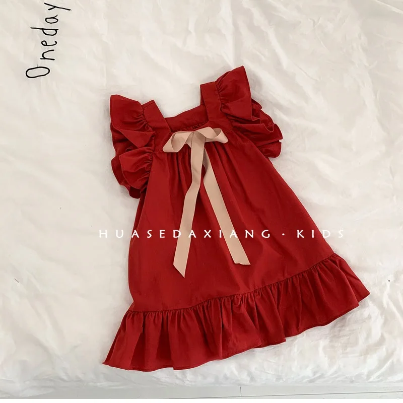 Summer Stylish Bow Dress for Girls Little Princess Dress Baby Girls Cute Fashionable Kids Clothing
Summer Stylish Bow Dress for Girls Little Princess Dress Baby Girls Cute Fashionable Kids Clothing