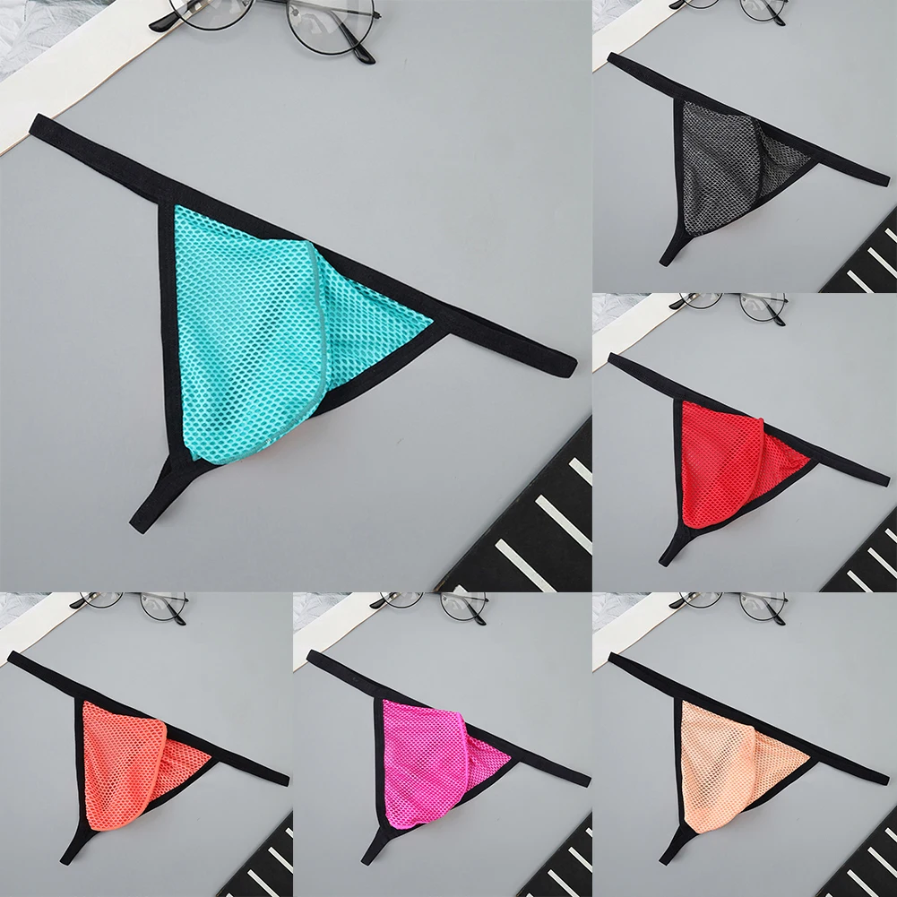 Mens Sissy G-String Thong Panties Low Waist Mesh Pouch Briefs Thin Transparent Underwear Jockstrap Bikini Underpants Homme
Mens Sissy G-String Thong Panties Low Waist Mesh Pouch Briefs Thin Transparent Underwear Jockstrap Bikini Underpants Homme