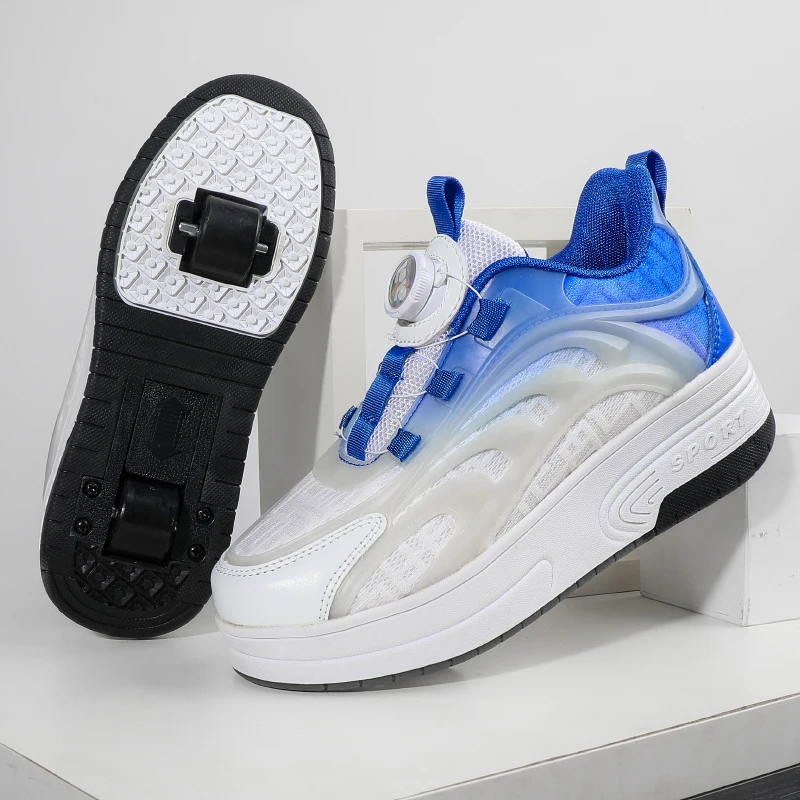 Fall No-Tie Roller Sneakers: Kids' 4-Wheel Retractable Skates, Cool Boys' Roller Shoes for Students
Fall No-Tie Roller Sneakers: Kids' 4-Wheel Retractable Skates, Cool Boys' Roller Shoes for Students