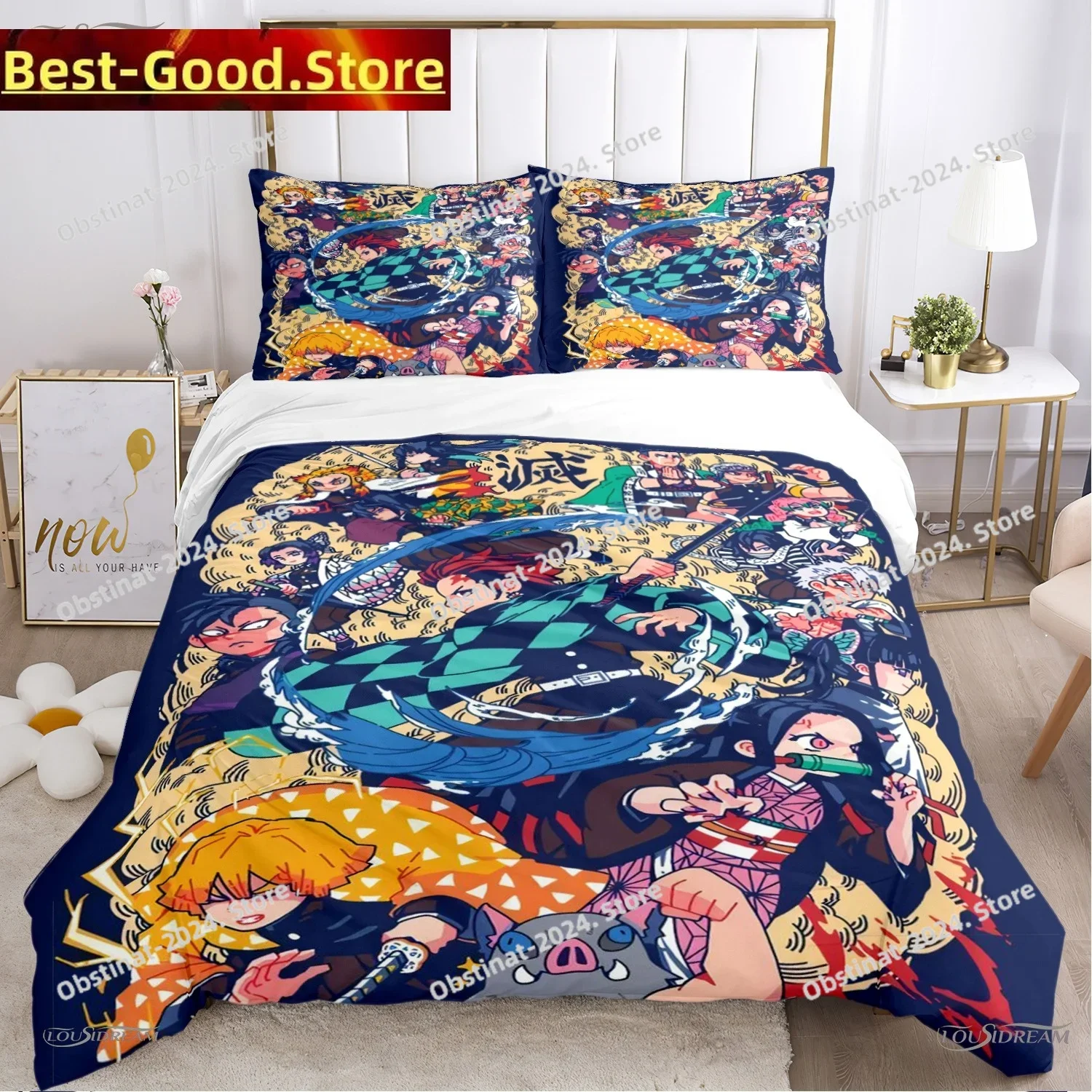 Cartoon D-Demon-Sla Anime All Season Duvet Cover comforter Bedding set Soft Quilt Cover and Pillowcases SingleDoubleQueenKing
Cartoon D-Demon-Sla Anime All Season Duvet Cover comforter Bedding set Soft Quilt Cover and Pillowcases SingleDoubleQueenKing