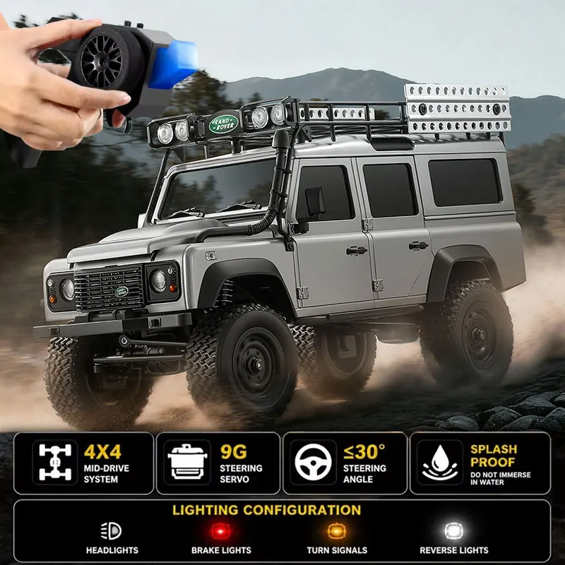 MN111C 1:18 Full Proportional 4WD RC Off Road Car 2.4G Remote Control Simulation Climbing Truck Hobby Model Vehicle Adult Boys
MN111C 1:18 Full Proportional 4WD RC Off Road Car 2.4G Remote Control Simulation Climbing Truck Hobby Model Vehicle Adult Boys