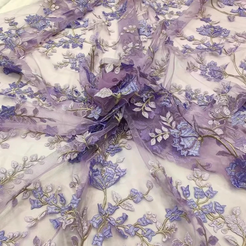 Flower Embroidery Mesh Fabric for DIY Sewing Wedding Dress Performance Costume Clothing Fashion Material Cloth By The Yard
Flower Embroidery Mesh Fabric for DIY Sewing Wedding Dress Performance Costume Clothing Fashion Material Cloth By The Yard