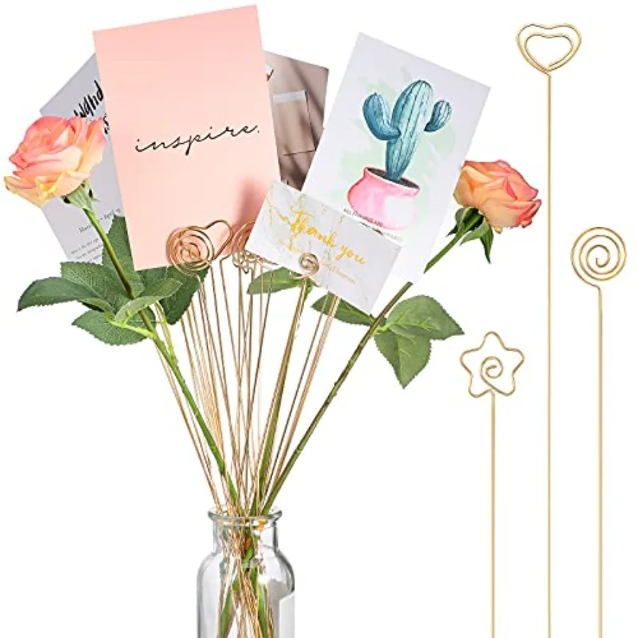 30 Pieces Metal Wire Floral Picks Wire Place Card Holder Stand 13 Inch Table Name Number Picture Clips Menu Note Memo Holder fo
30 Pieces Metal Wire Floral Picks Wire Place Card Holder Stand 13 Inch Table Name Number Picture Clips Menu Note Memo Holder fo