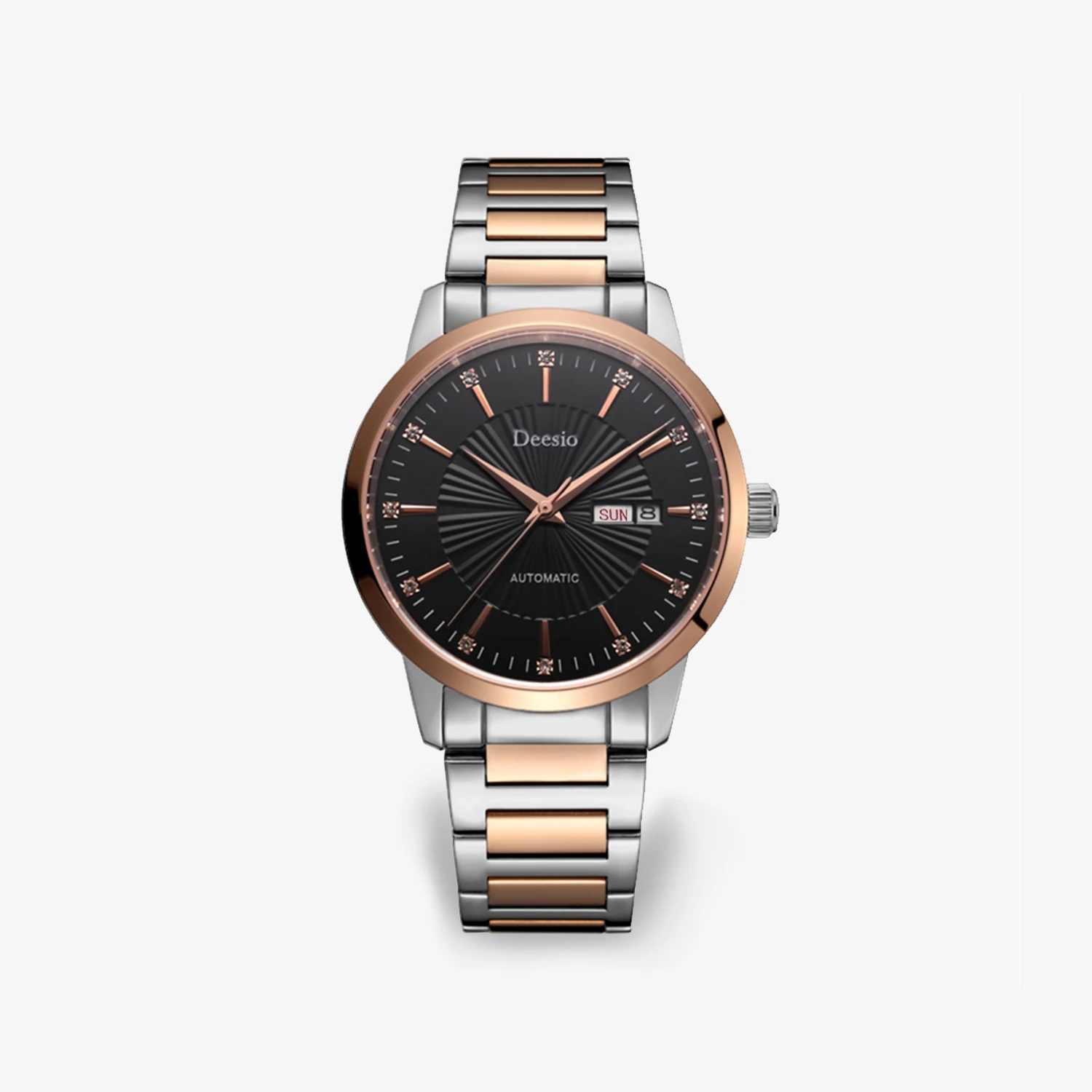 Deesio Mens Automatic Mechanical Watch Stainless Steel Case Sapphire Crystal Power Reserve Display Water Resistant Luxury Gift
Deesio Mens Automatic Mechanical Watch Stainless Steel Case Sapphire Crystal Power Reserve Display Water Resistant Luxury Gift