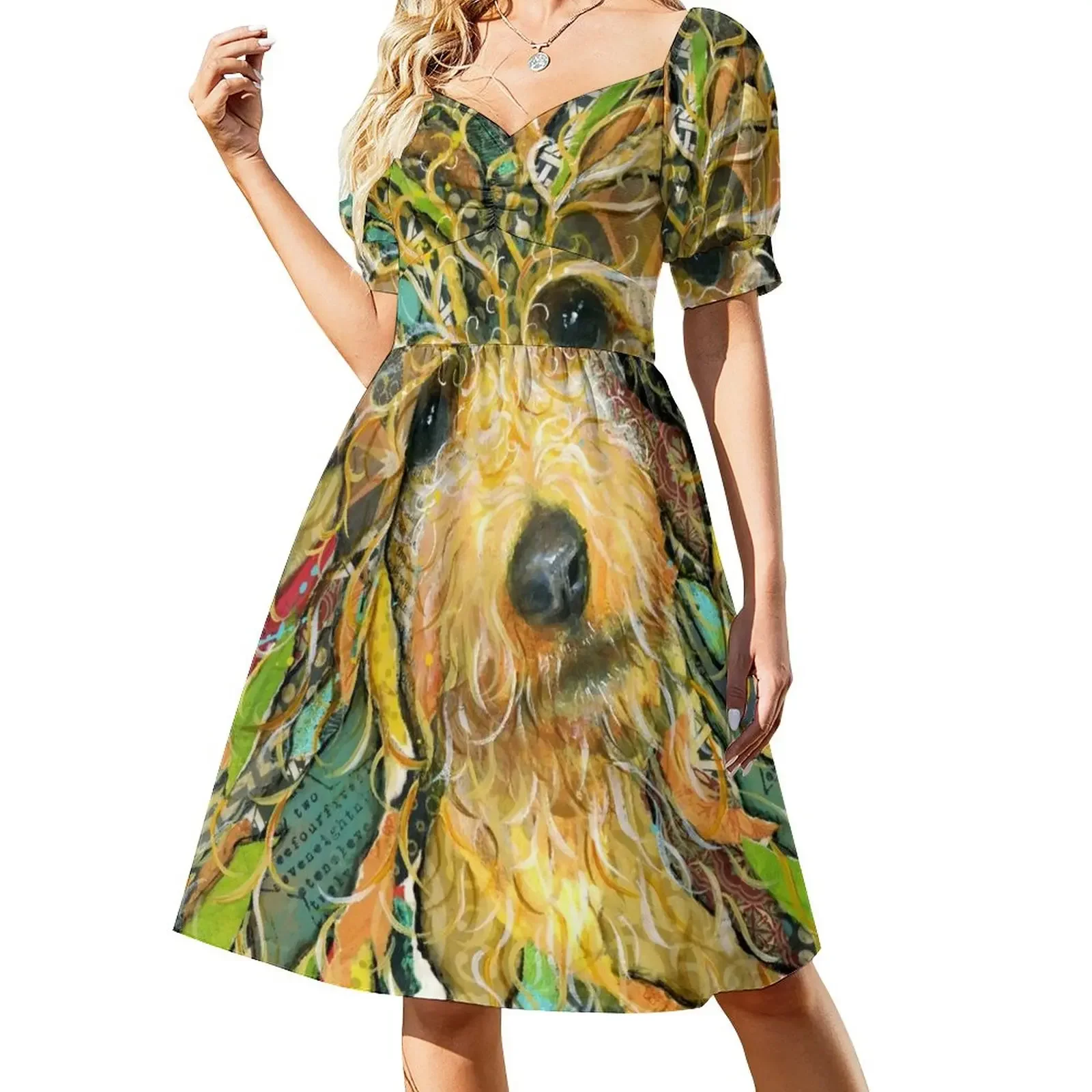 Goldendoodle Short-Sleeved Dress dresses for special events Dress vintage Women's summer skirt
Goldendoodle Short-Sleeved Dress dresses for special events Dress vintage Women's summer skirt