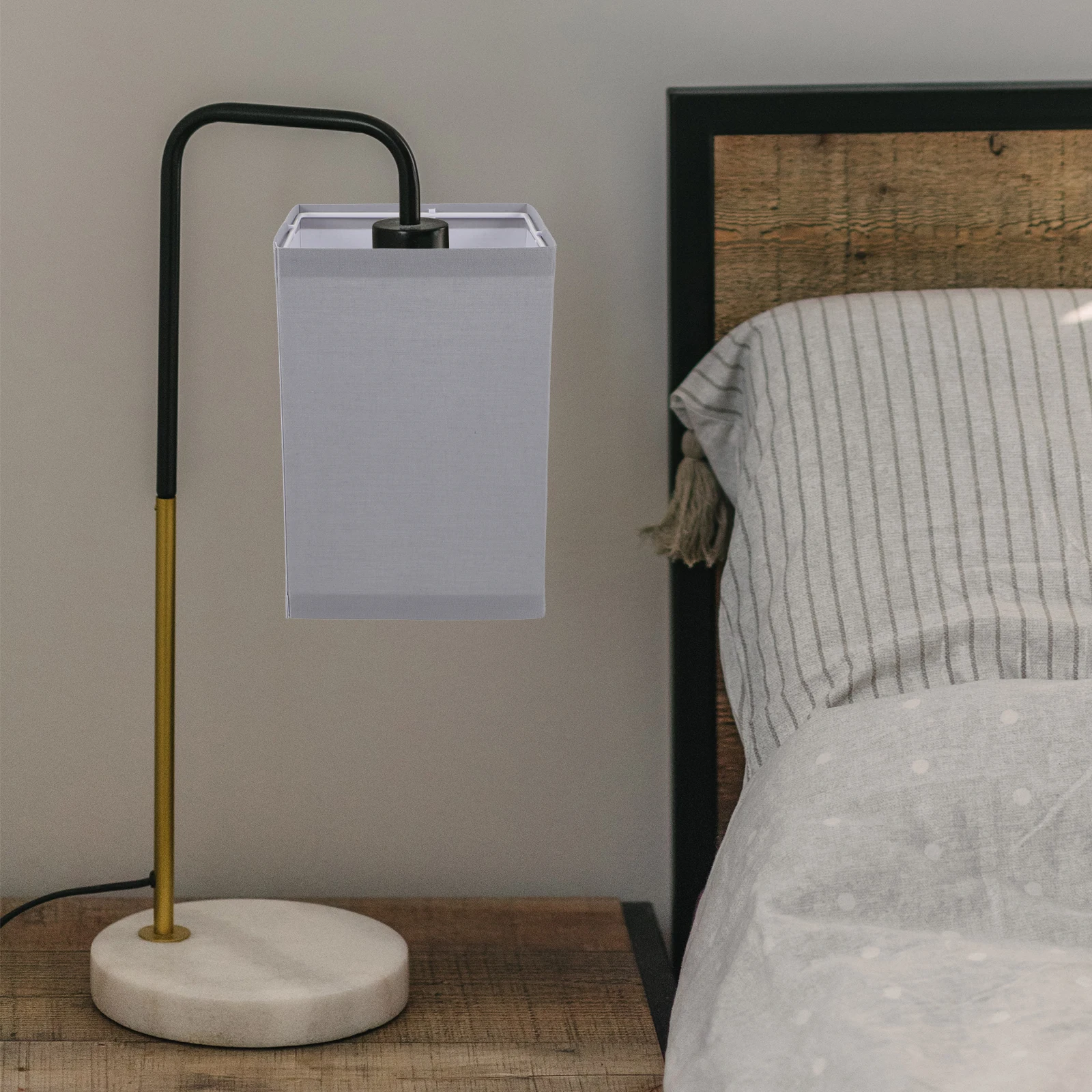 Fabric Lamp Grey Table Hanging Shade Cover Replacement Cloth Soft Bedroom Desk Lamp Shade Living Room Metal Decor
Fabric Lamp Grey Table Hanging Shade Cover Replacement Cloth Soft Bedroom Desk Lamp Shade Living Room Metal Decor