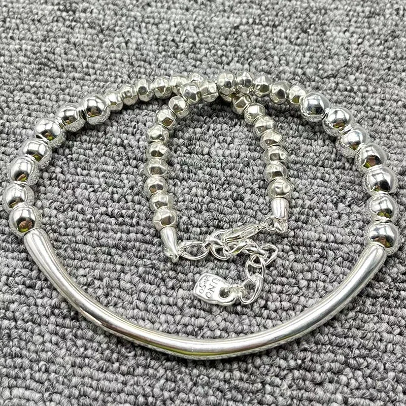 UNOde50 2022 New Original Fashion Electroplated 925 Silver Beads Simple Exquisite Necklace Jewelry Gifts
UNOde50 2022 New Original Fashion Electroplated 925 Silver Beads Simple Exquisite Necklace Jewelry Gifts