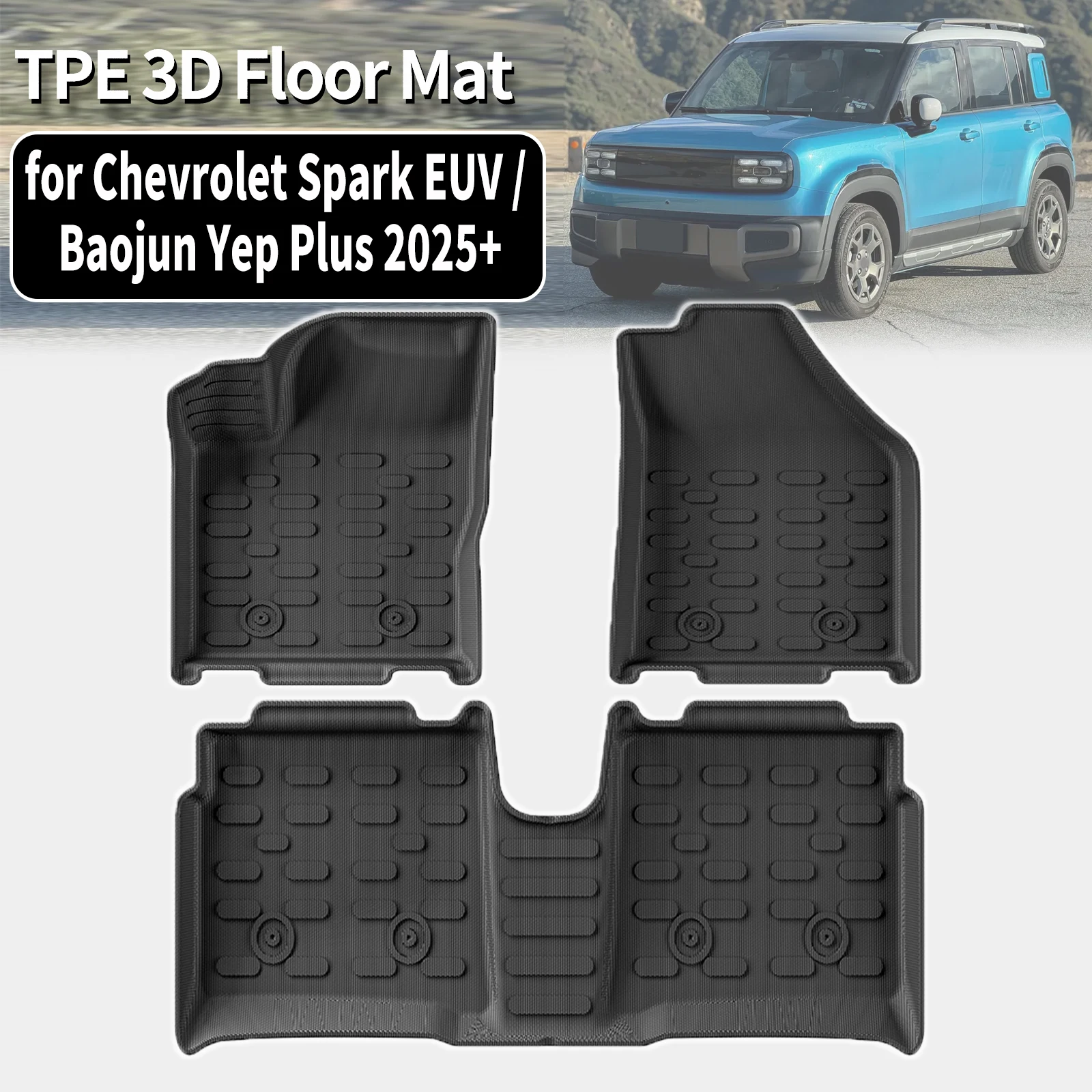for Chevrolet Spark EUV Baojun Yep Plus 2025 2026 Waterproof Non-Slip Easy Clean TPE Floor & Trunk Mats (Not For RHD)
for Chevrolet Spark EUV Baojun Yep Plus 2025 2026 Waterproof Non-Slip Easy Clean TPE Floor & Trunk Mats (Not For RHD)