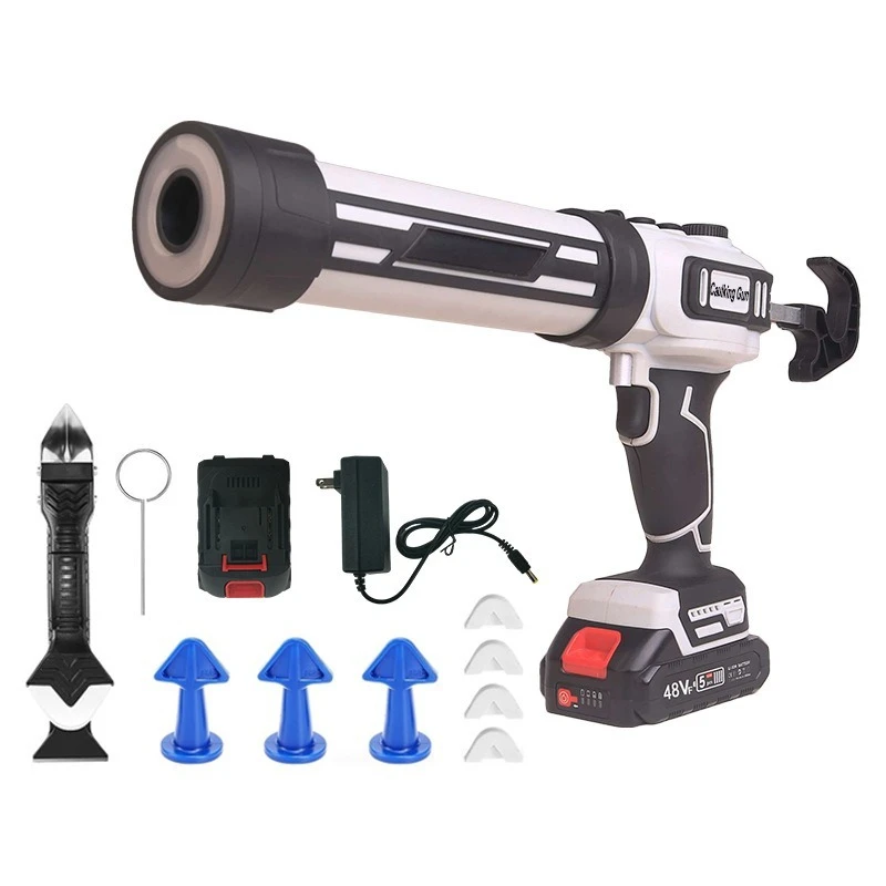 120W 2000mAh Rechargeable Caulking Gun with LED Light Automatic Sealant Gun for Tile Grout Sealing
120W 2000mAh Rechargeable Caulking Gun with LED Light Automatic Sealant Gun for Tile Grout Sealing