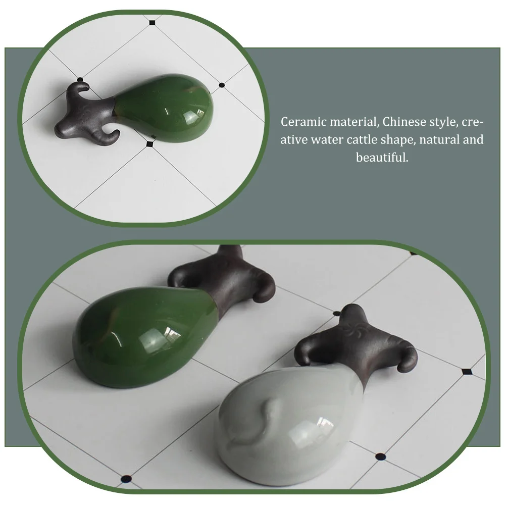 3Pcs Polished Ceramic Cattle Tea Pet Ornament Chinese Style Water Cattle Home Office Tabletop Craft Decoration
3Pcs Polished Ceramic Cattle Tea Pet Ornament Chinese Style Water Cattle Home Office Tabletop Craft Decoration