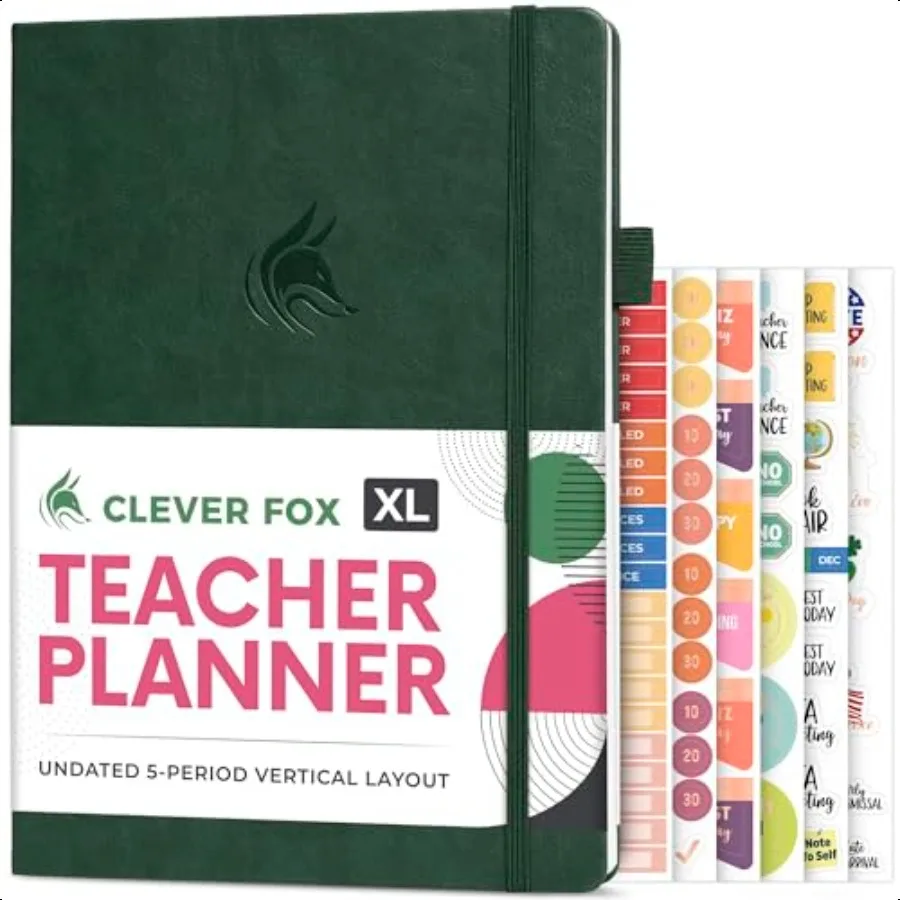 Teacher Planner School Year Planner with Calendars Lon Plans Book for Classroom Homeschool Organization A4 Dark Green
Teacher Planner School Year Planner with Calendars Lon Plans Book for Classroom Homeschool Organization A4 Dark Green