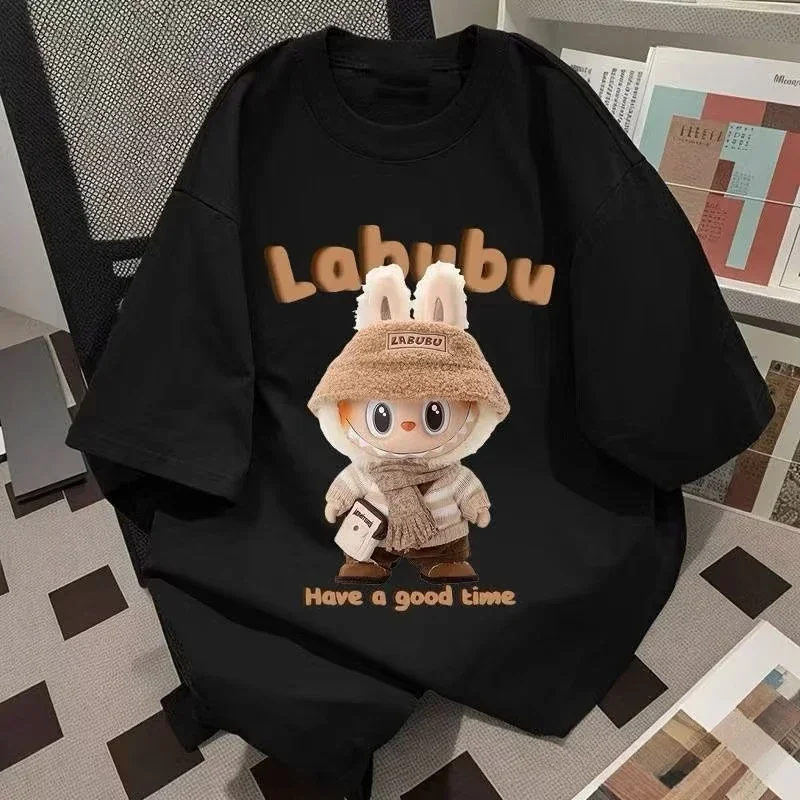 New Labubu T-shirt Men and Women Short Sleeve Loose Tops Fashion Trend Comfortable Breathable Pure Cotton Printed Clothing
New Labubu T-shirt Men and Women Short Sleeve Loose Tops Fashion Trend Comfortable Breathable Pure Cotton Printed Clothing