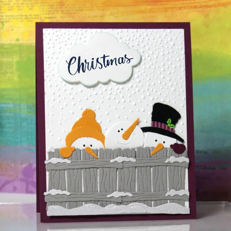 Snowman Fence Metal Cutting Dies Mold Scrapbooking Paper Cards Craft Knife Mould Blade Punch Template Embossing Stencils1pcs
Snowman Fence Metal Cutting Dies Mold Scrapbooking Paper Cards Craft Knife Mould Blade Punch Template Embossing Stencils1pcs