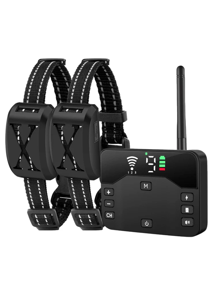 2 in 1 Wireless Electronic Pet Fence for 3 Dogs Trainer Waterproof Up to 800ft Adjustable Electric Fence for Dogs Anti-Barker
2 in 1 Wireless Electronic Pet Fence for 3 Dogs Trainer Waterproof Up to 800ft Adjustable Electric Fence for Dogs Anti-Barker