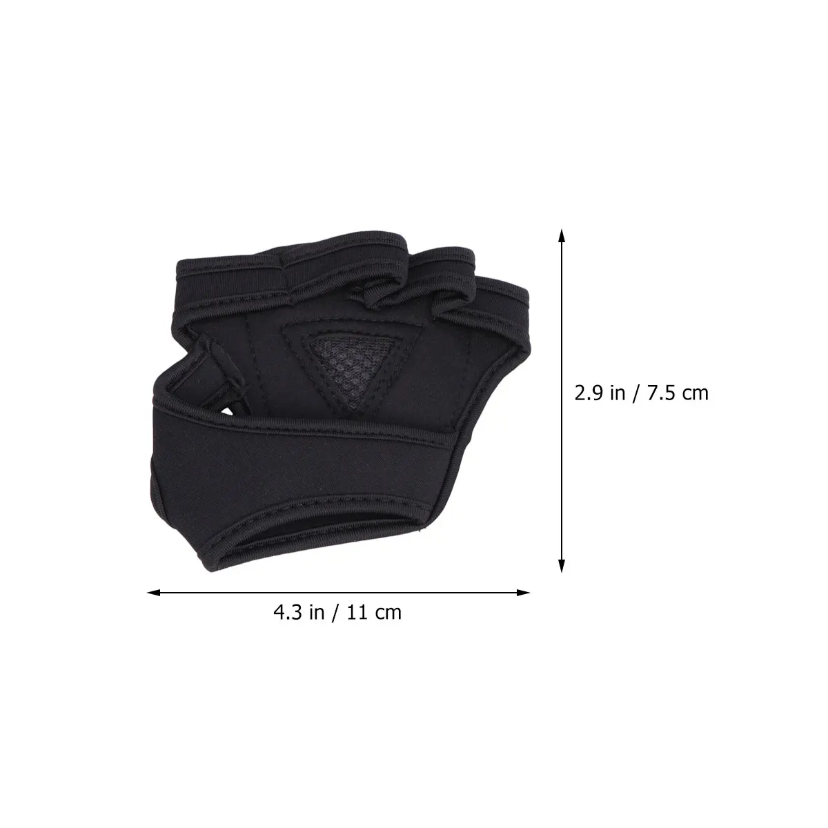 Fingerless Anti-slip Fitness Gloves Gym Training Black Womens Palm Protection Weight Lifting Workout Padded Wrist Support
Fingerless Anti-slip Fitness Gloves Gym Training Black Womens Palm Protection Weight Lifting Workout Padded Wrist Support