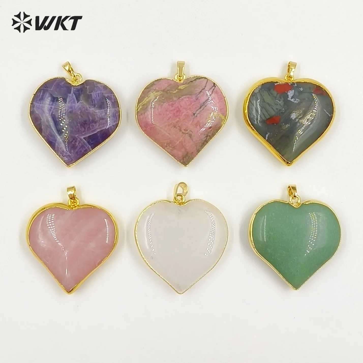 WT-P2126 Hotsale Heartshape Stylish Amethyst White Crystal Gemstone Pendants Wholesale Jewelry Accessories Making
WT-P2126 Hotsale Heartshape Stylish Amethyst White Crystal Gemstone Pendants Wholesale Jewelry Accessories Making