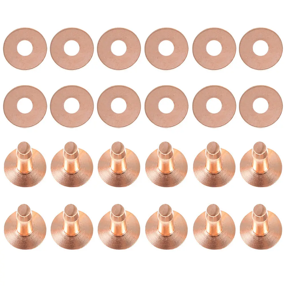 50Sets Rivets and Burrs Washers for Craft DIY Luggage Sofa Bag Repair Premium Rust Proof Sturdy Metal Rivet Kit
50Sets Rivets and Burrs Washers for Craft DIY Luggage Sofa Bag Repair Premium Rust Proof Sturdy Metal Rivet Kit