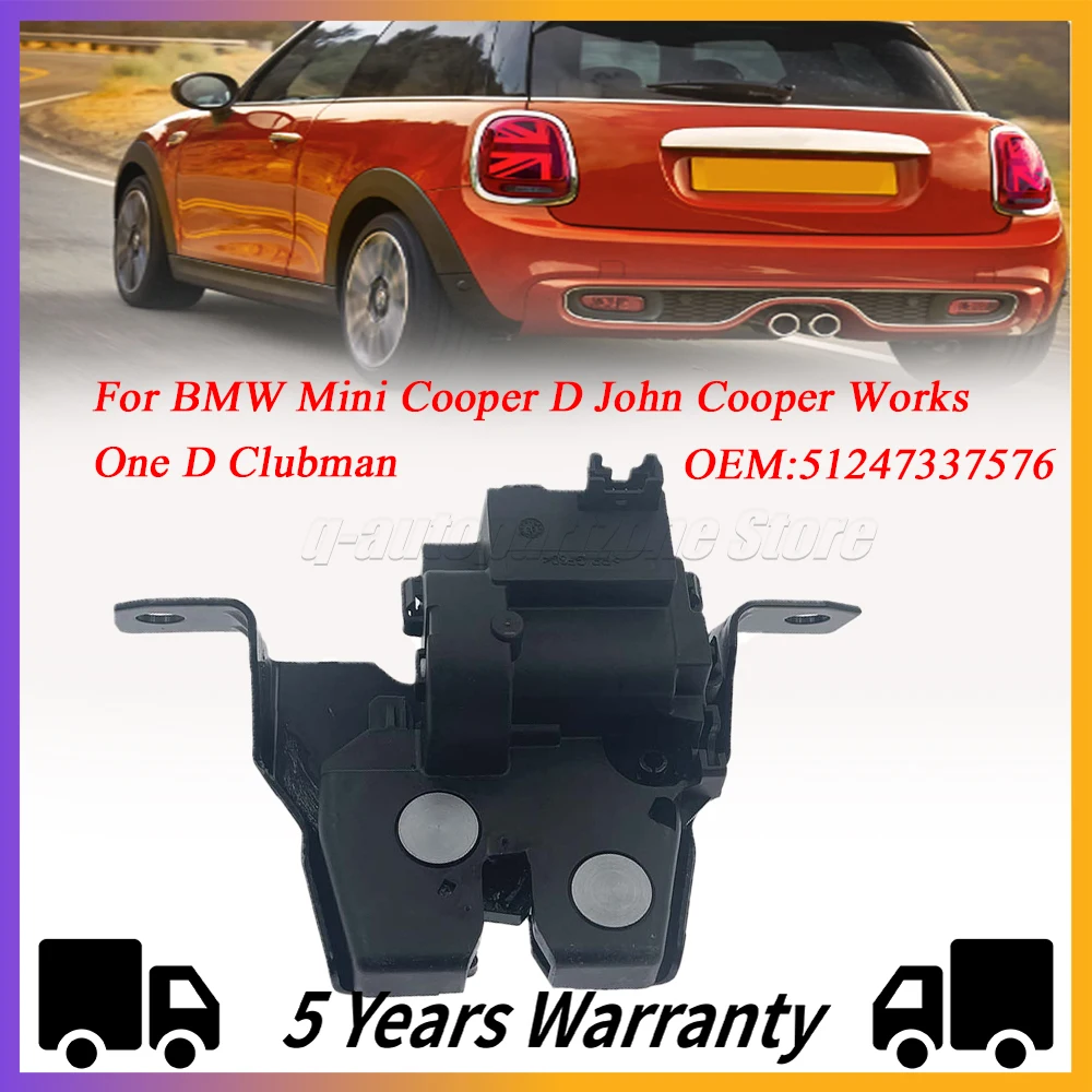 New 51247337576 For BMW Mini Cooper D John Cooper Works One D Clubman F54 F55 F56 2014-2022 Rear Trunk Boot Lid Lock Latch
New 51247337576 For BMW Mini Cooper D John Cooper Works One D Clubman F54 F55 F56 2014-2022 Rear Trunk Boot Lid Lock Latch