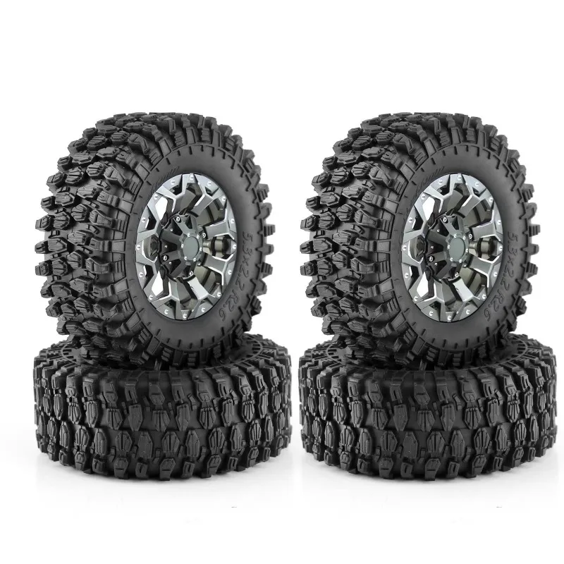 Durable 2.6 Inch Tires & Wheels - Universal Upgrade Parts Fits 1/8 MJX H8H RC Crawler /Yikong 4082, TRX4 & 1:7 LaRallo MK07
Durable 2.6 Inch Tires & Wheels - Universal Upgrade Parts Fits 1/8 MJX H8H RC Crawler /Yikong 4082, TRX4 & 1:7 LaRallo MK07