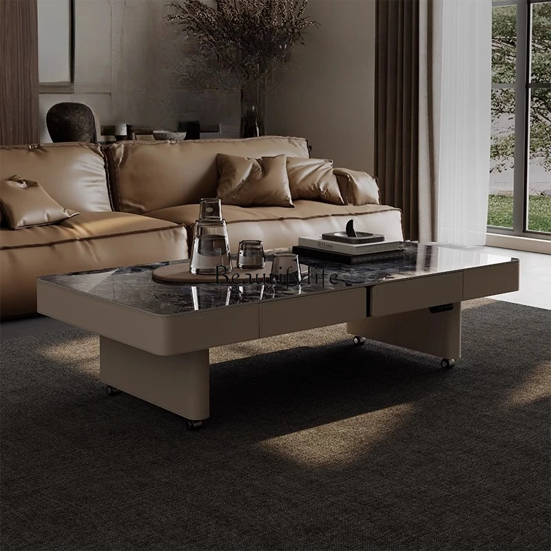 Electric lift coffee table dining table dual-purpose high-end small apartment living room modern simple intelligent multi
Electric lift coffee table dining table dual-purpose high-end small apartment living room modern simple intelligent multi