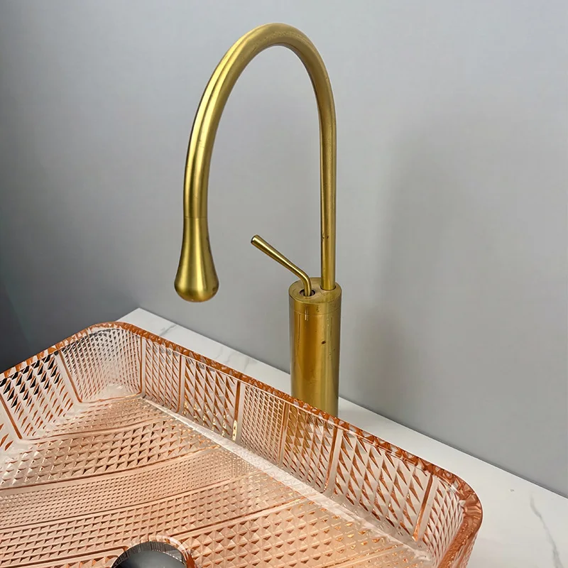 Crystal glass table wash basin wash basin
Crystal glass table wash basin wash basin
