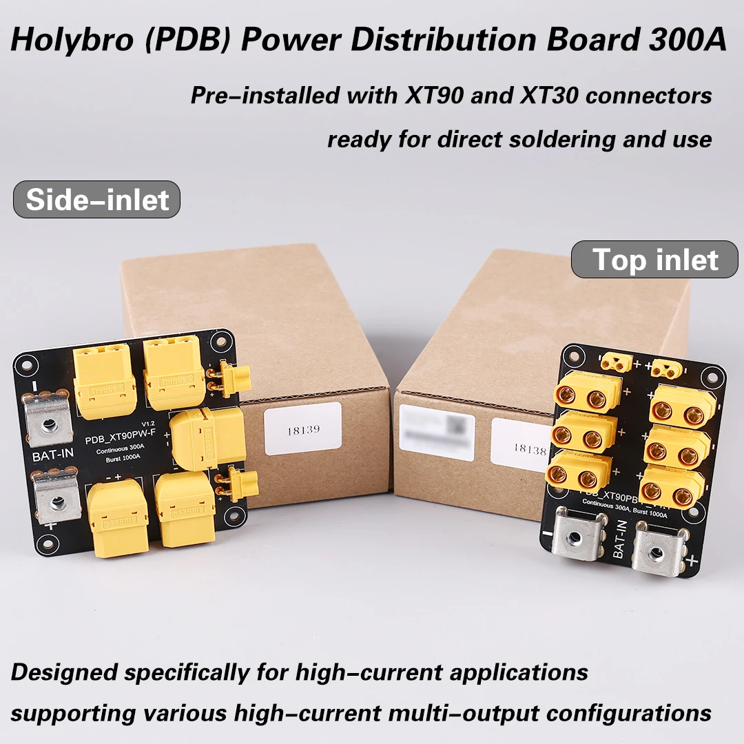 Holybro 300A PDB Distribution Board, Multi Channel Output, Perfect Compatibility with PM08 Series Power Modules
Holybro 300A PDB Distribution Board, Multi Channel Output, Perfect Compatibility with PM08 Series Power Modules