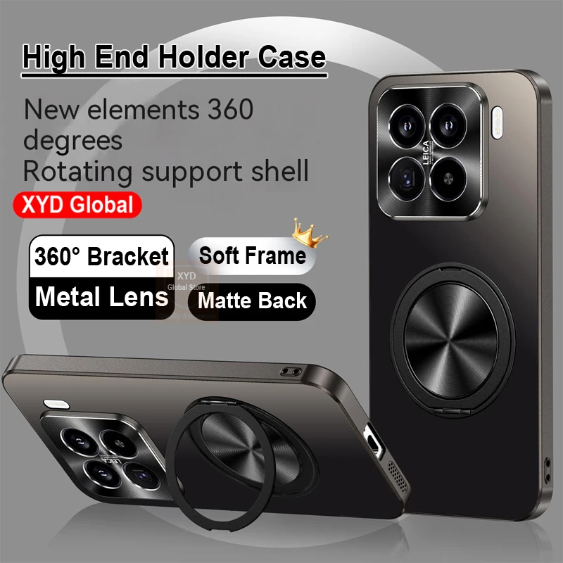 For Xiaomi 15 Pro Case Magnetic 360 Holder Ring Cover For Xiaomi 15 Pro Mi Mi15 Phone Case Shell Bracket Stand Fashion Skin
For Xiaomi 15 Pro Case Magnetic 360 Holder Ring Cover For Xiaomi 15 Pro Mi Mi15 Phone Case Shell Bracket Stand Fashion Skin