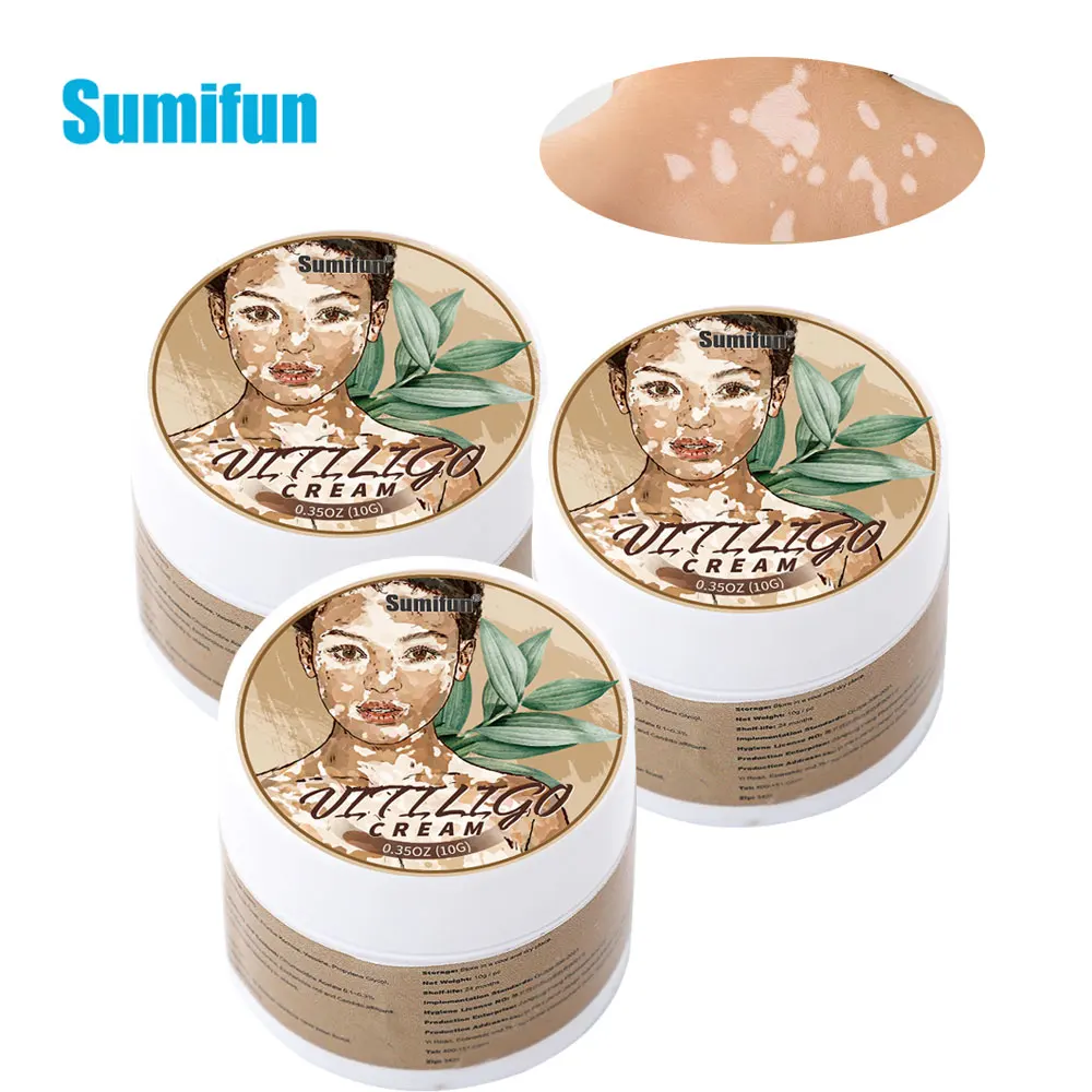 1/2/3Pcs Sumifun Vitiligo Removal Balm White Spot Disease Vitiligo Treatment Medical Repair Ointment Beauty Health Care
1/2/3Pcs Sumifun Vitiligo Removal Balm White Spot Disease Vitiligo Treatment Medical Repair Ointment Beauty Health Care