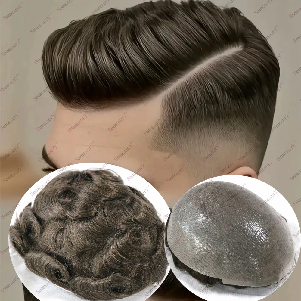 Men's Cool Brown European Human Hair Comfort Soft 0.06mm Vloop Skin Base Men's Toupee 2# 7# 17# Natural Hairline Male Wigs
Men's Cool Brown European Human Hair Comfort Soft 0.06mm Vloop Skin Base Men's Toupee 2# 7# 17# Natural Hairline Male Wigs