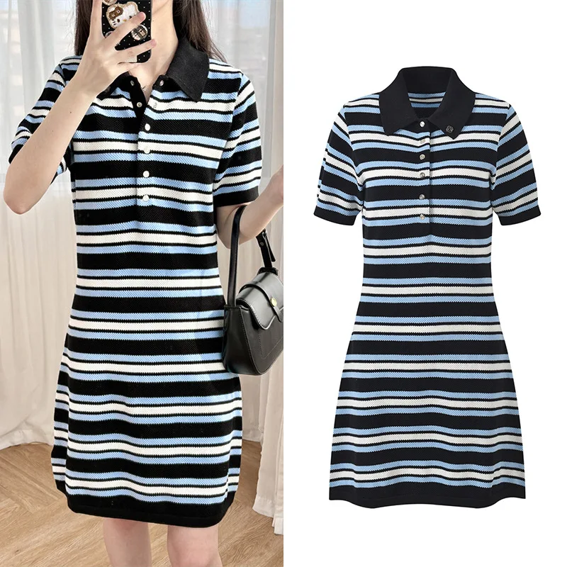 Spring 2025 Faion Casual Ne Color Blo Striped Waist Cinching ort Knitted Dr Commute Sle Long Sve Dr
Spring 2025 Faion Casual Ne Color Blo Striped Waist Cinching ort Knitted Dr Commute Sle Long Sve Dr