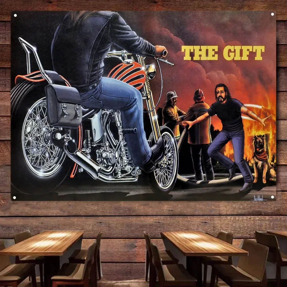 The Fire Motorcycle Painting for Garage Vintage Decorative Banner Wall Flag Gas Station Man Cave Auto Poster Home Decor Stickers
The Fire Motorcycle Painting for Garage Vintage Decorative Banner Wall Flag Gas Station Man Cave Auto Poster Home Decor Stickers