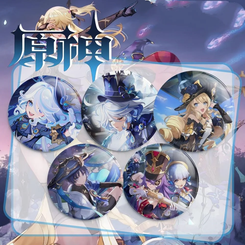 Genshin Impact Navia wanderer Furina Double Flash Badge Backpack decoration Gaming Peripherals Collection Boy toy birthday gift
Genshin Impact Navia wanderer Furina Double Flash Badge Backpack decoration Gaming Peripherals Collection Boy toy birthday gift