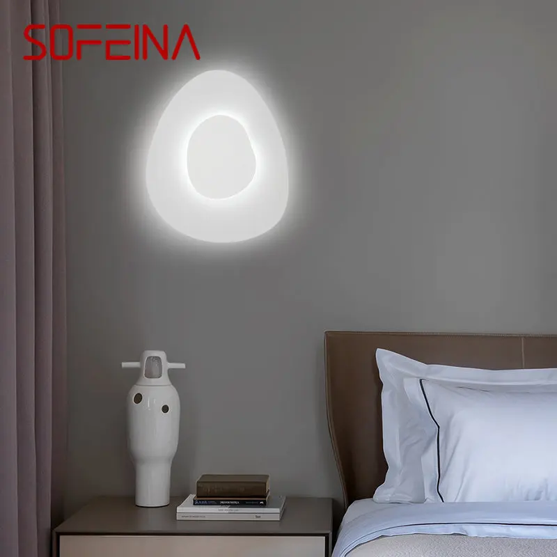 SOFEINA Modern Interior Wall Lamp LED Creative Simple White Sconce Lights for Home Living Room Bedroom Corridor Decor
SOFEINA Modern Interior Wall Lamp LED Creative Simple White Sconce Lights for Home Living Room Bedroom Corridor Decor